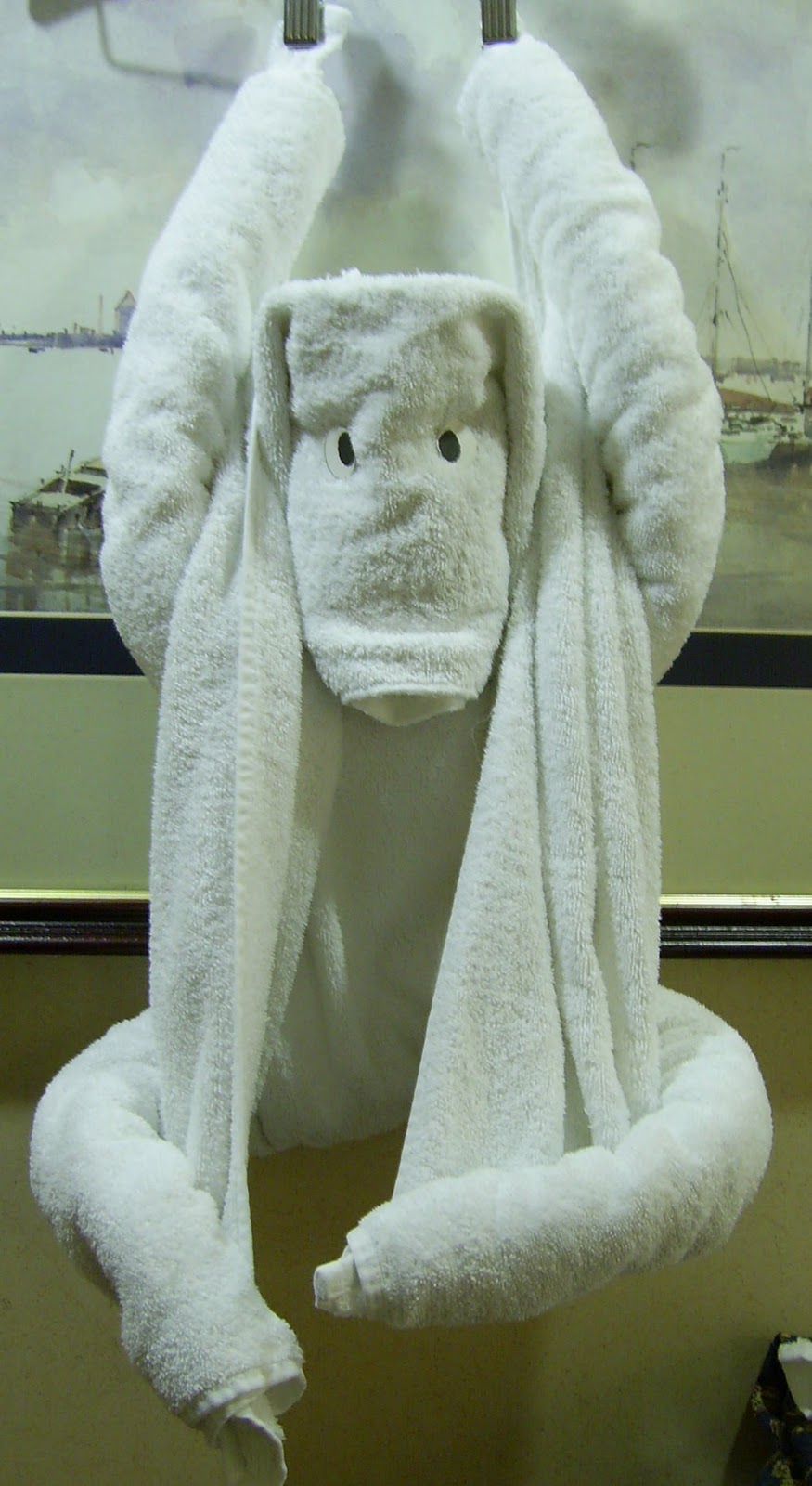 Cruise the Pacific More Towel Animals to Brighten Your Day