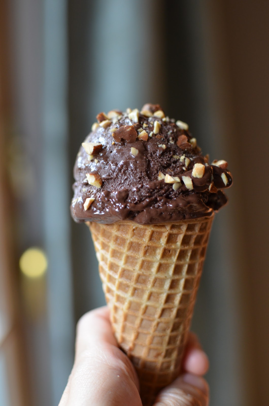 Playing with Flour Breaking in the new ice cream maker