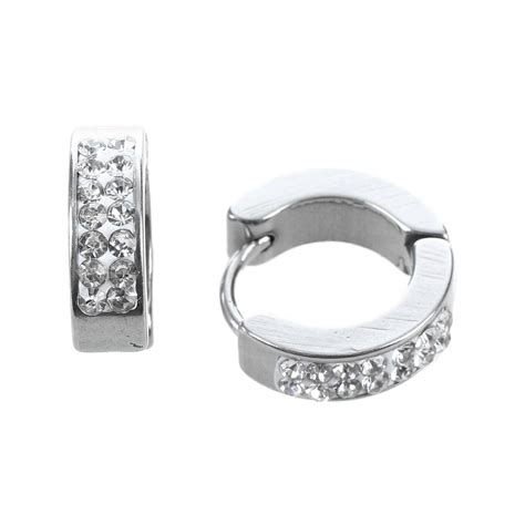 Stainless Steel Huggie Hoop&nbsp;Earrings