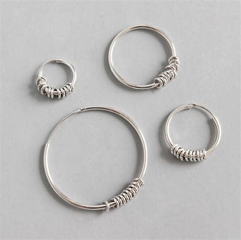 Plain Hoop Earrings For Jewelry Making