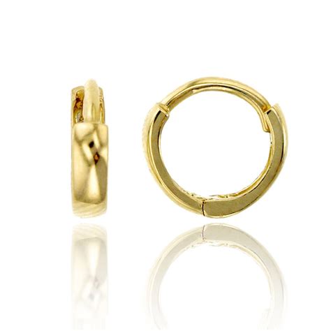 Mini Huggie Earrings Solid&nbsp;Gold