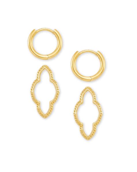 Kendra Scott Abbie Huggie Earrings&nbsp;Gold