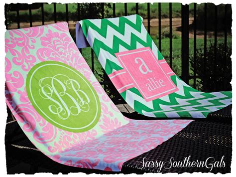Personalized Monogram Beach&nbsp;Towels