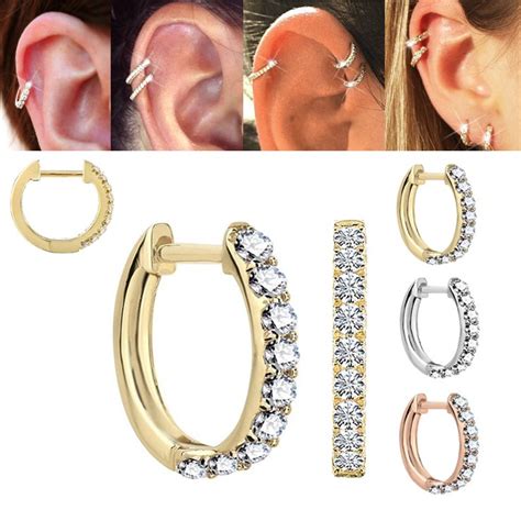 Huggie Hoop Earrings For&nbsp;Cartilage