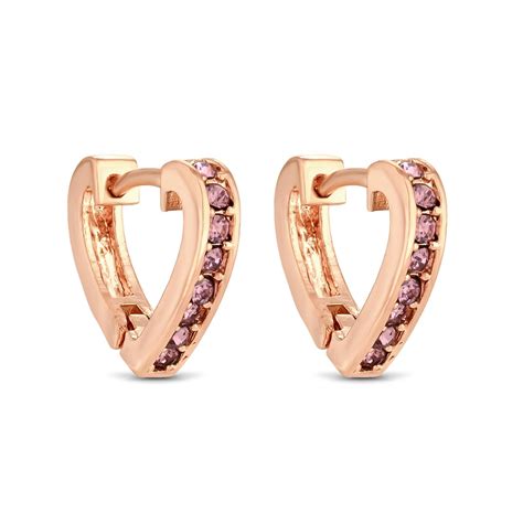 Rose Gold Huggie Hoop Earrings&nbsp;Uk