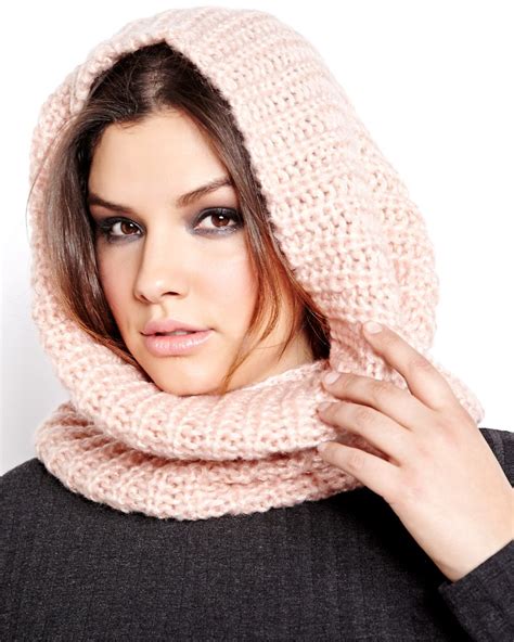 Snood Scarf Knitted