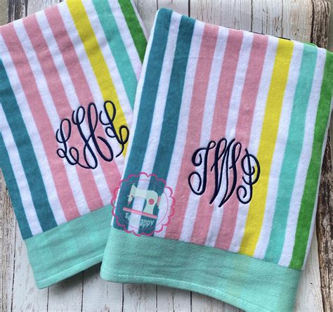 Beach Towels Embroidered