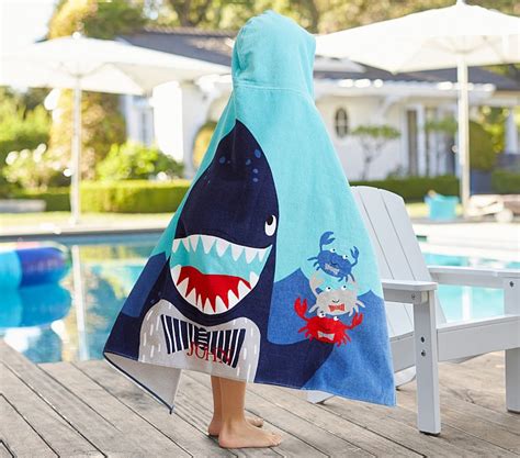 Pottery Barn Beach Hooded&nbsp;Towels