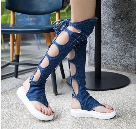 Lace Up Heels Over&nbsp;Pants